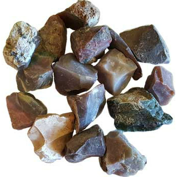 1/2 lb of Tumbled Fancy Jasper Natural Rock Chips with Info Card